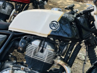 White Royal Enfield Continental GT 650 Twin