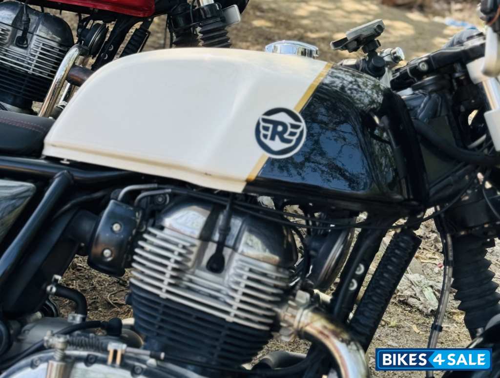 White Royal Enfield Continental GT 650 Twin