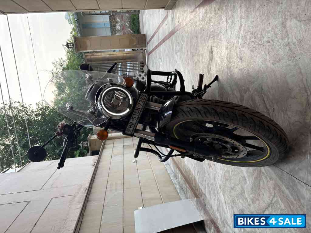 Blue Royal Enfield Meteor 350 Fireball