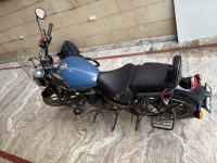 Blue Royal Enfield Meteor 350 Fireball