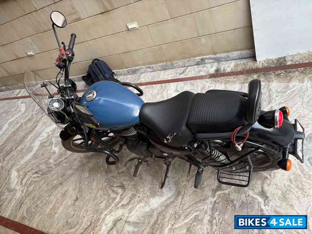 Blue Royal Enfield Meteor 350 Fireball