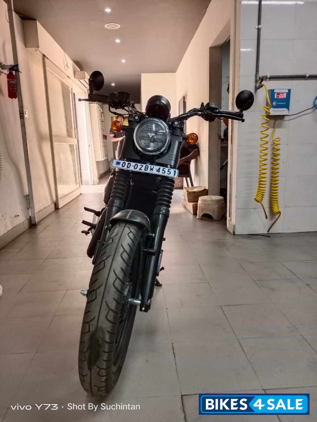 Gray Yezdi Roadster Dark