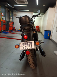 Gray Yezdi Roadster Dark