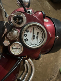 Red Royal Enfield Bullet Electra