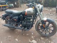 Gun Grey Royal Enfield Classic 350 Dual Channel BS6