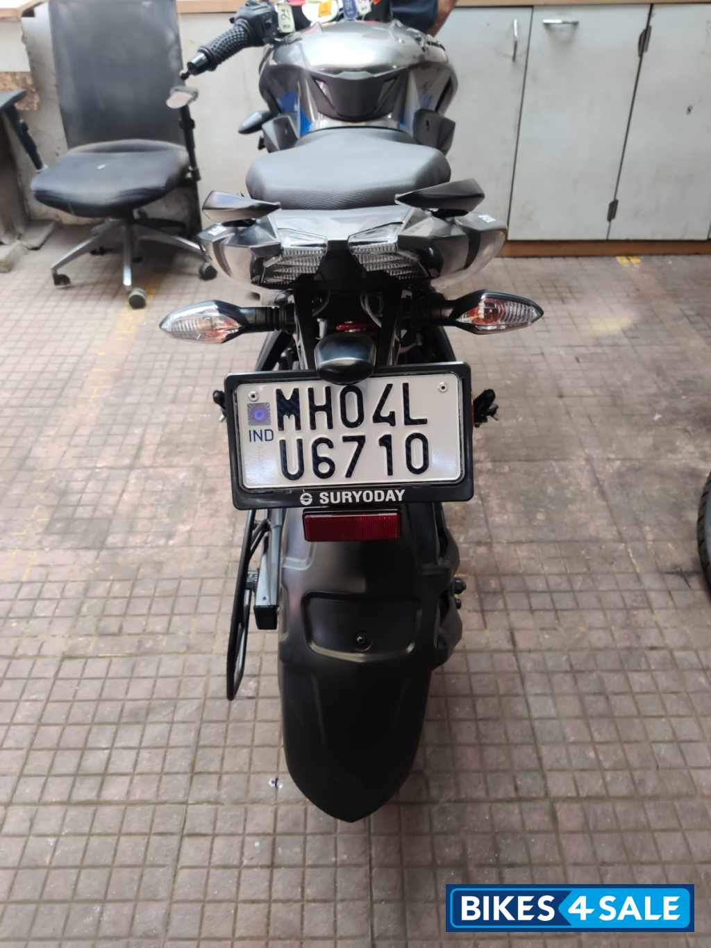 Blue Bajaj Pulsar 200 NS ABS