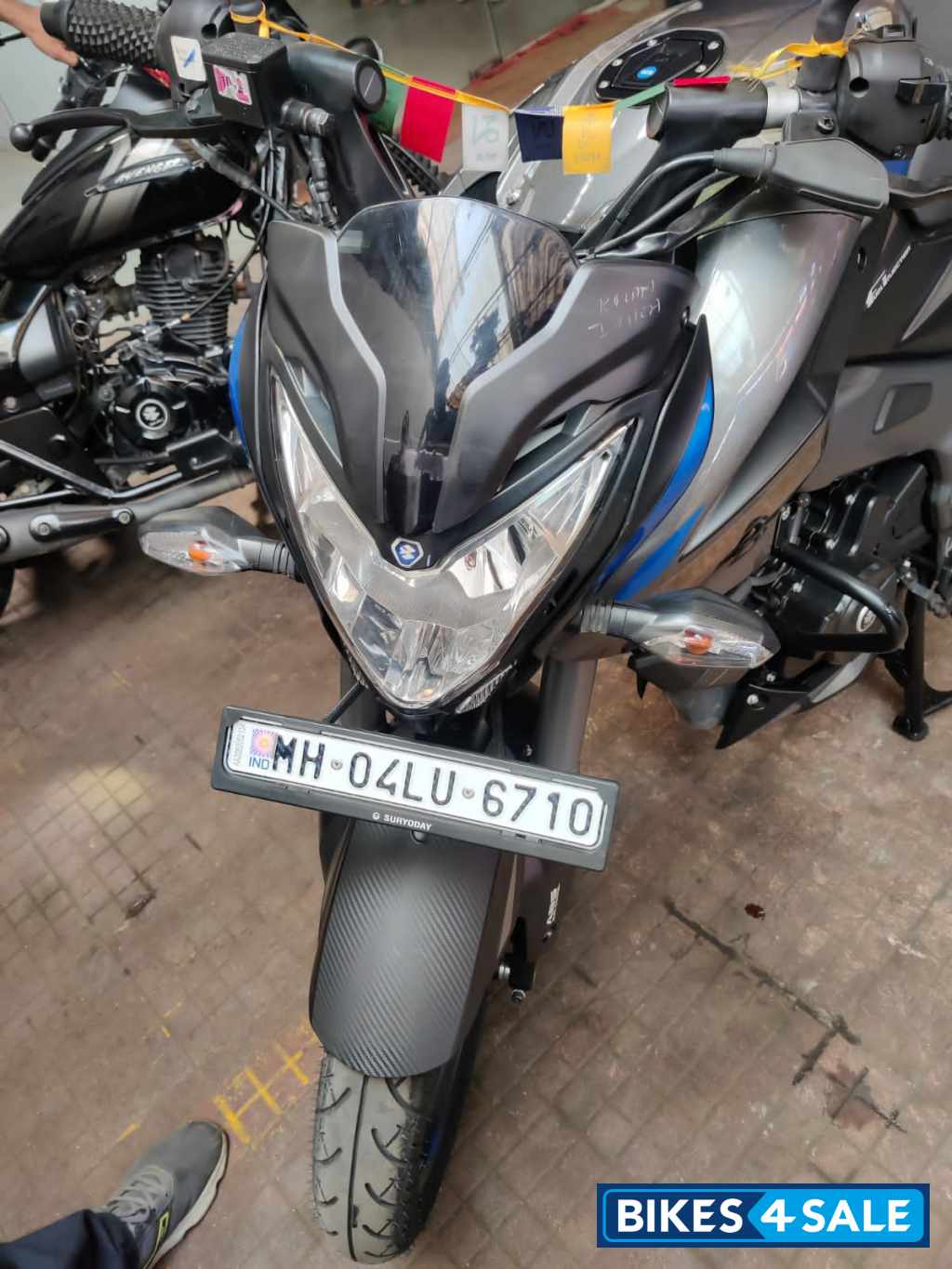 Blue Bajaj Pulsar 200 NS ABS