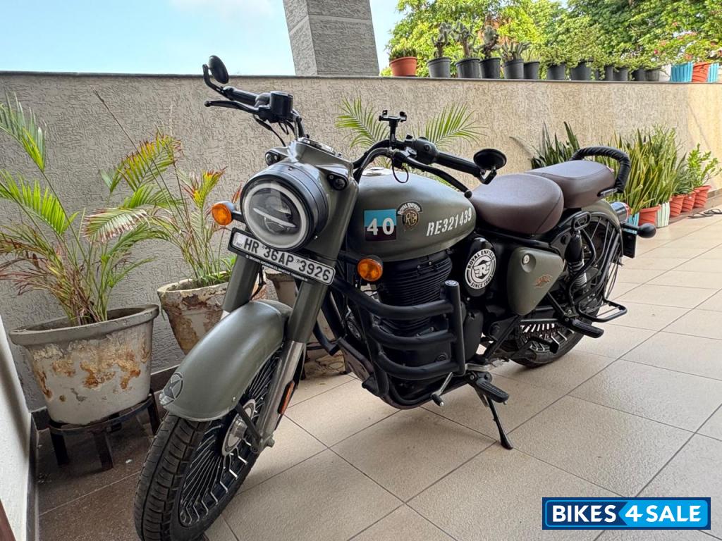 Marsh Grey Royal Enfield Classic 350 Dual Channel BS6