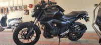 Black Yamaha FZ FI V3 BS6
