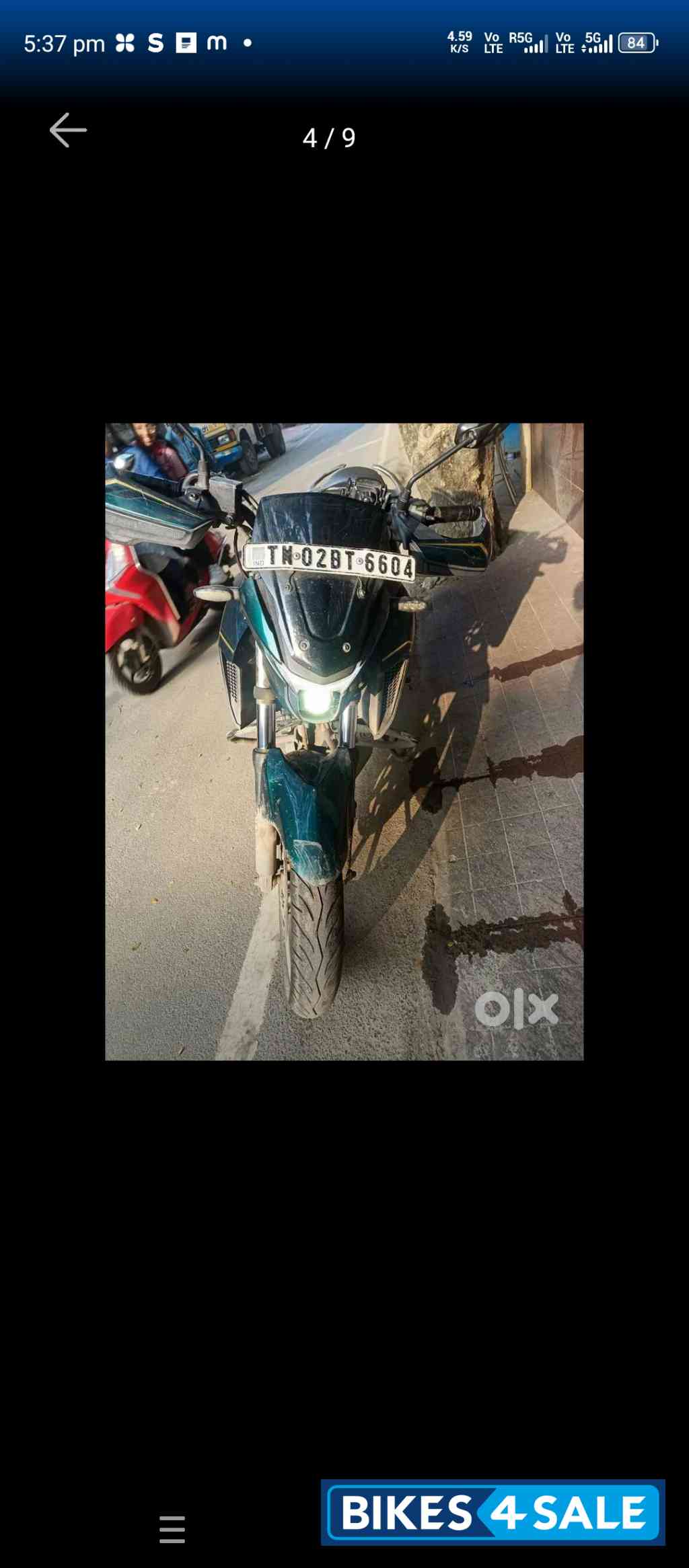 Green Yamaha FZS 25