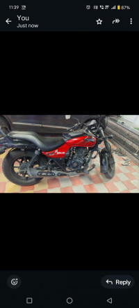 Red Bajaj Avenger Street 160