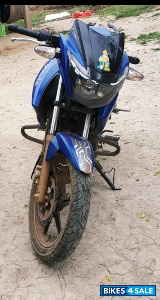 Blue TVS Apache RTR 180 Blue TVS Apache RTR 180