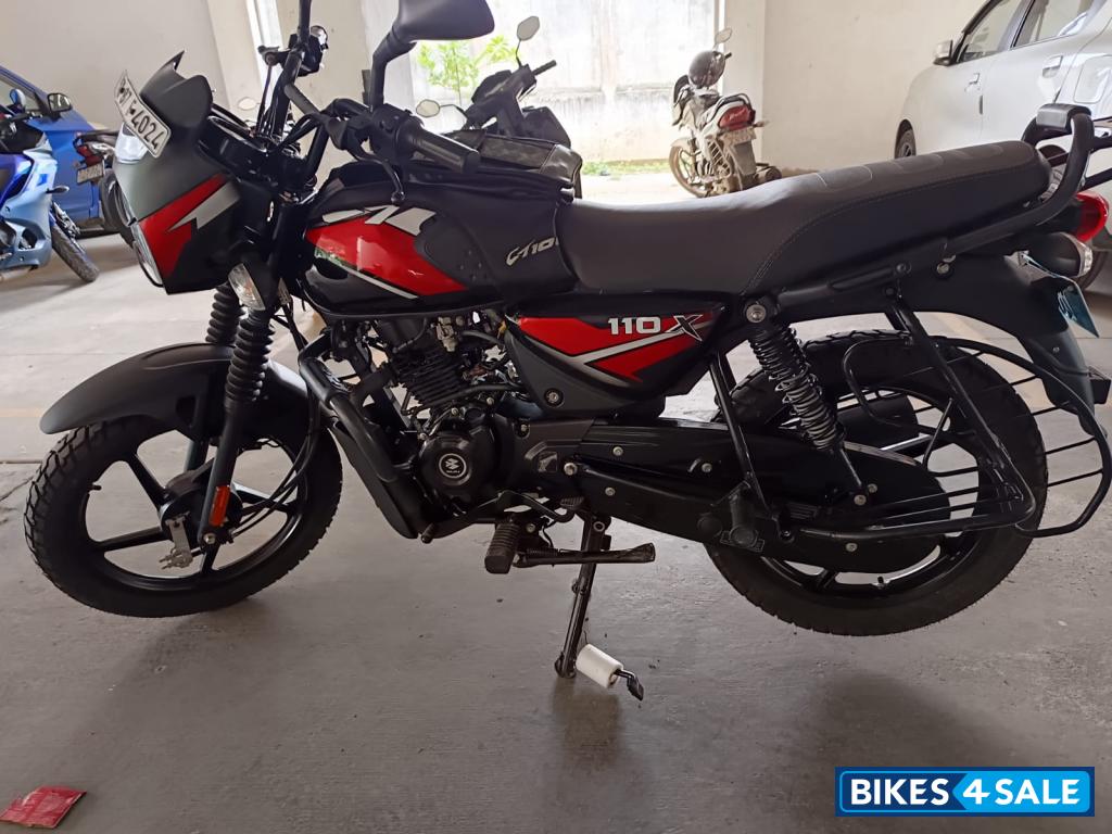 Ebony Blk Red Dkl Bajaj CT110X