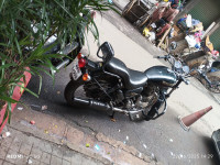 Black Royal Enfield Thunderbird