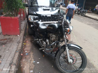 Black Royal Enfield Thunderbird
