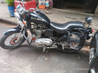 Black Royal Enfield Thunderbird