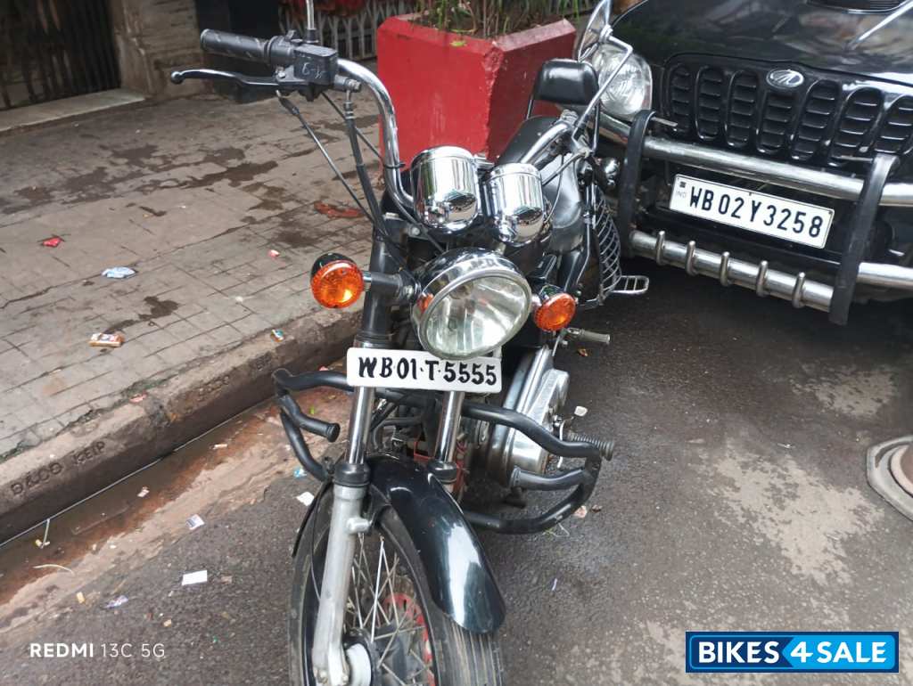 Black Royal Enfield Thunderbird