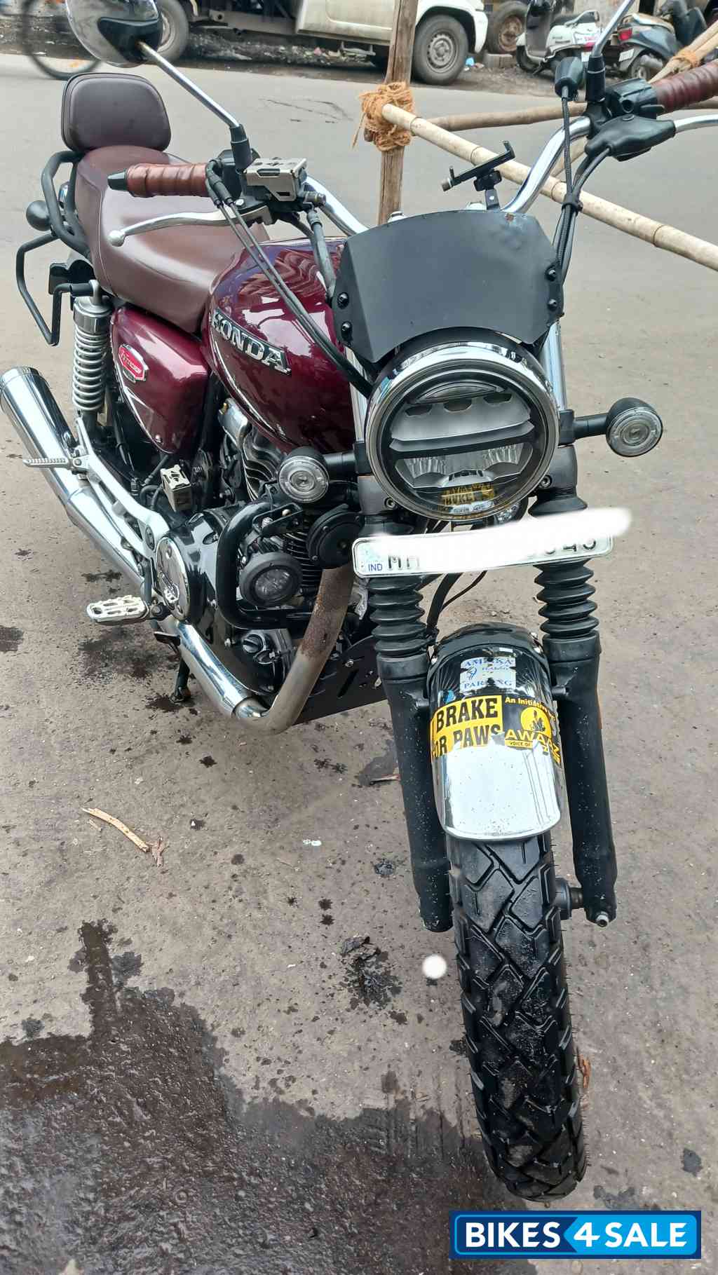 Precious Red Metallic Honda CB350 DLX