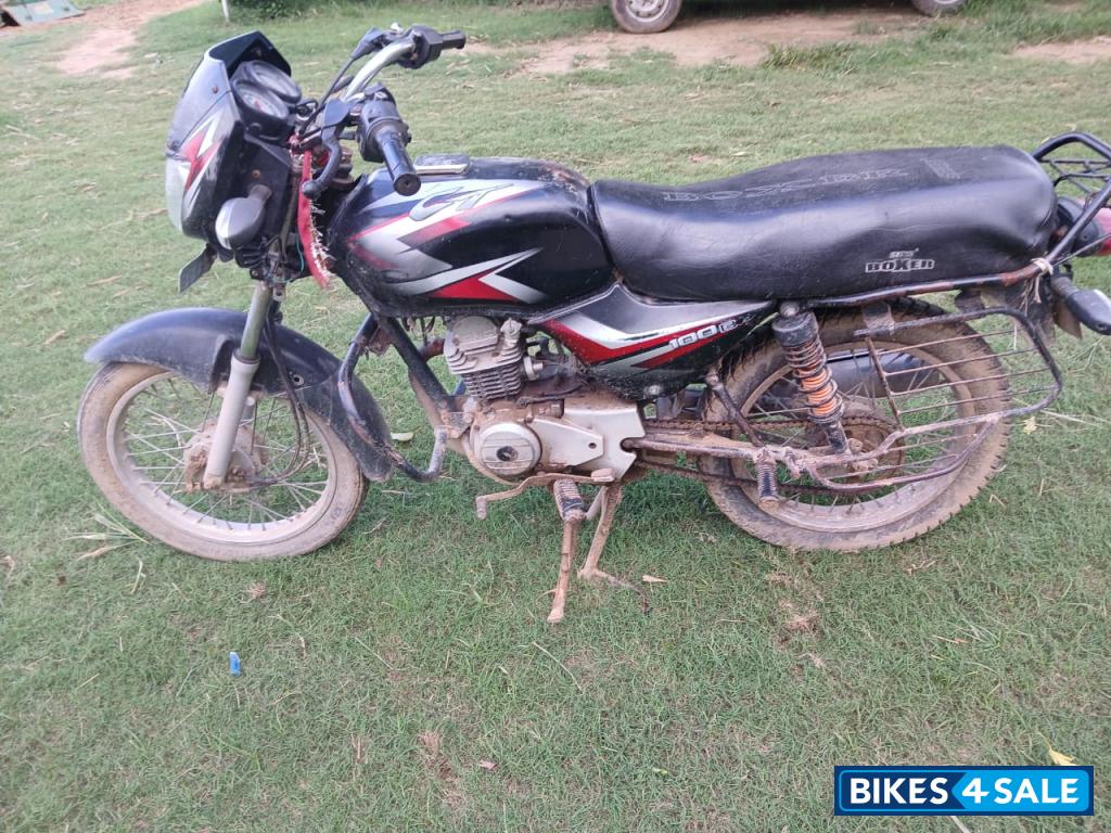 Ebony Black Red D Bajaj CT 100B