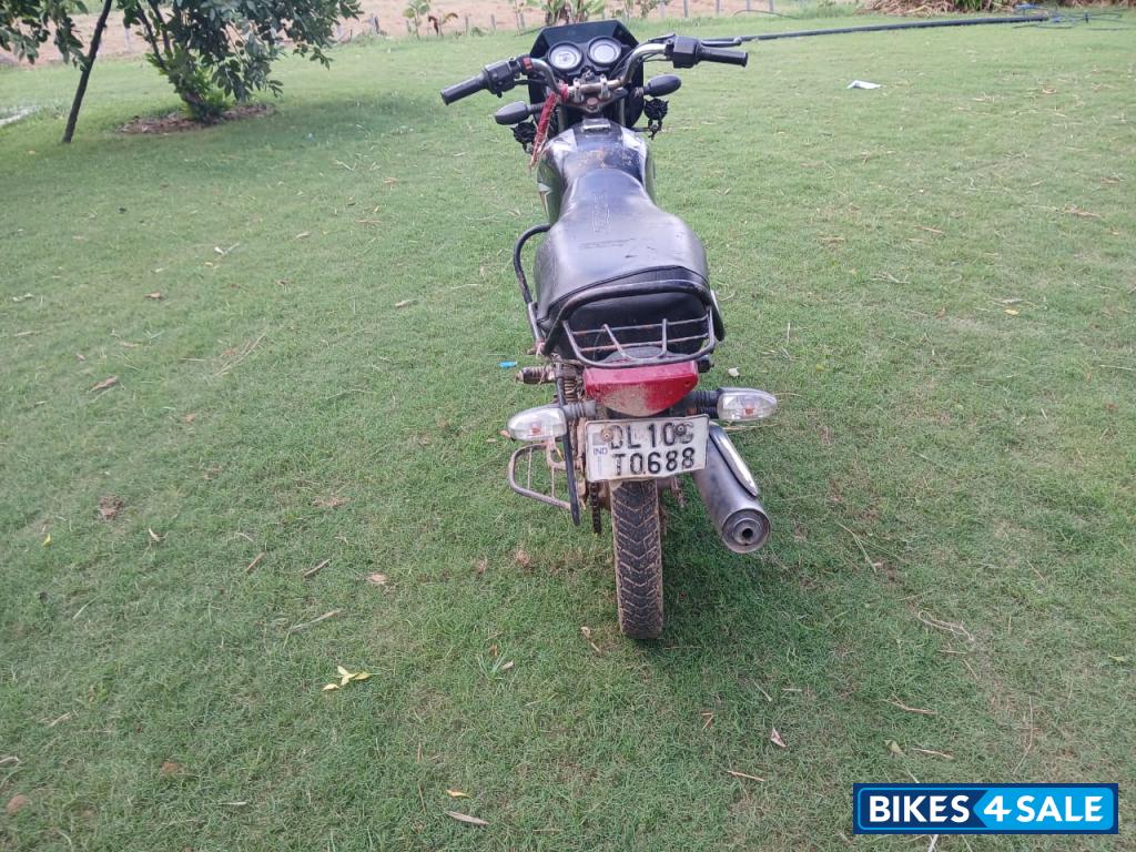 Ebony Black Red D Bajaj CT 100B