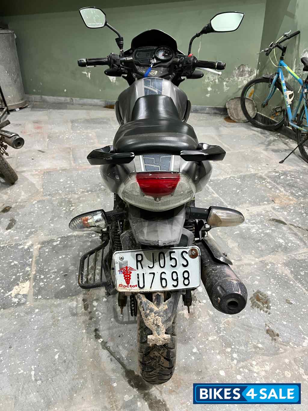 Grey TVS Apache RTR 160