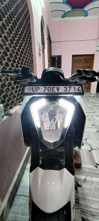 White KTM Duke 250