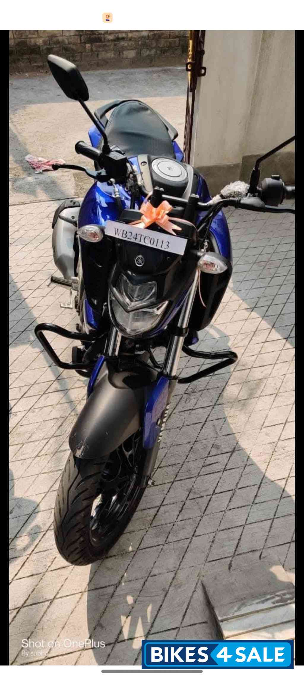 Racing Blue Yamaha FZ FI V3 BS6