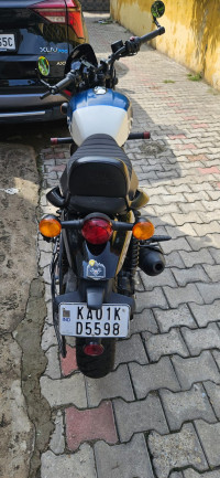 Blue Royal Enfield Hunter 350 Metro