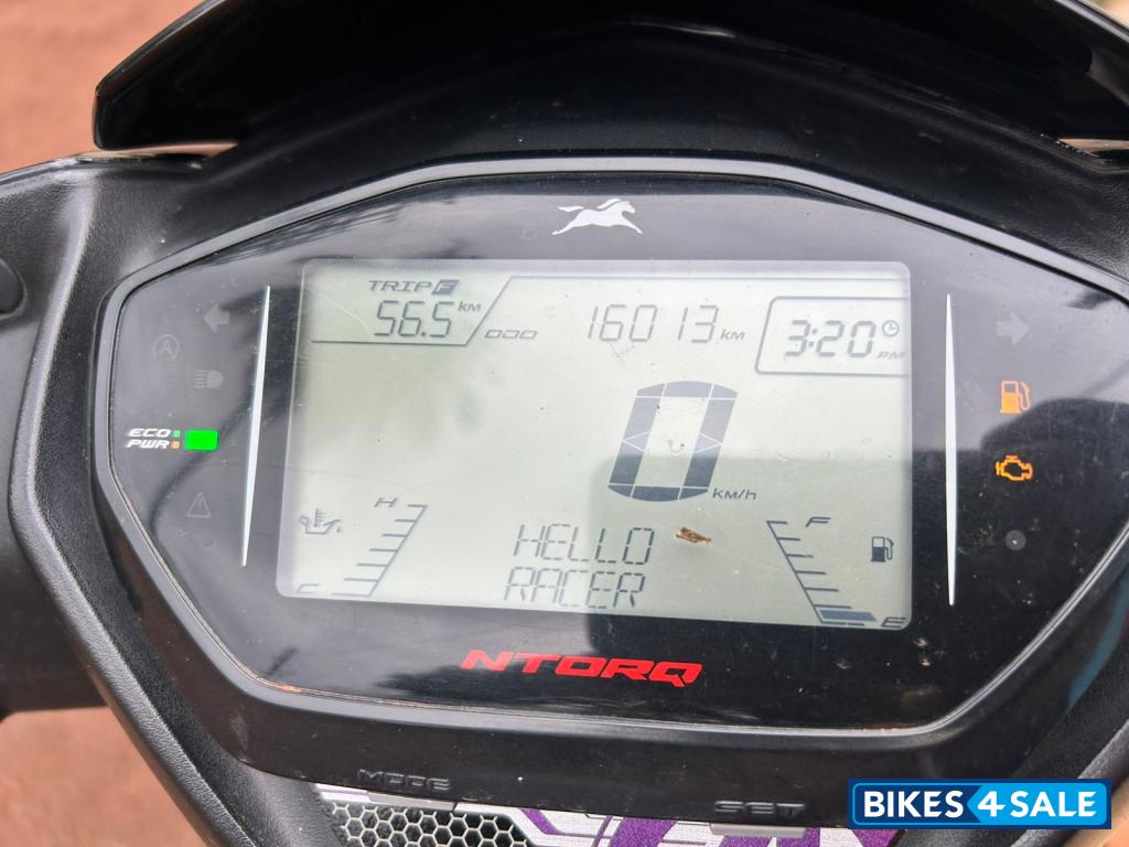 Black TVS NTORQ Super Squad Edition