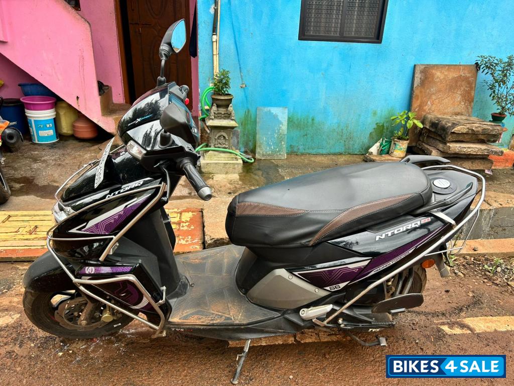 Black TVS NTORQ Super Squad Edition