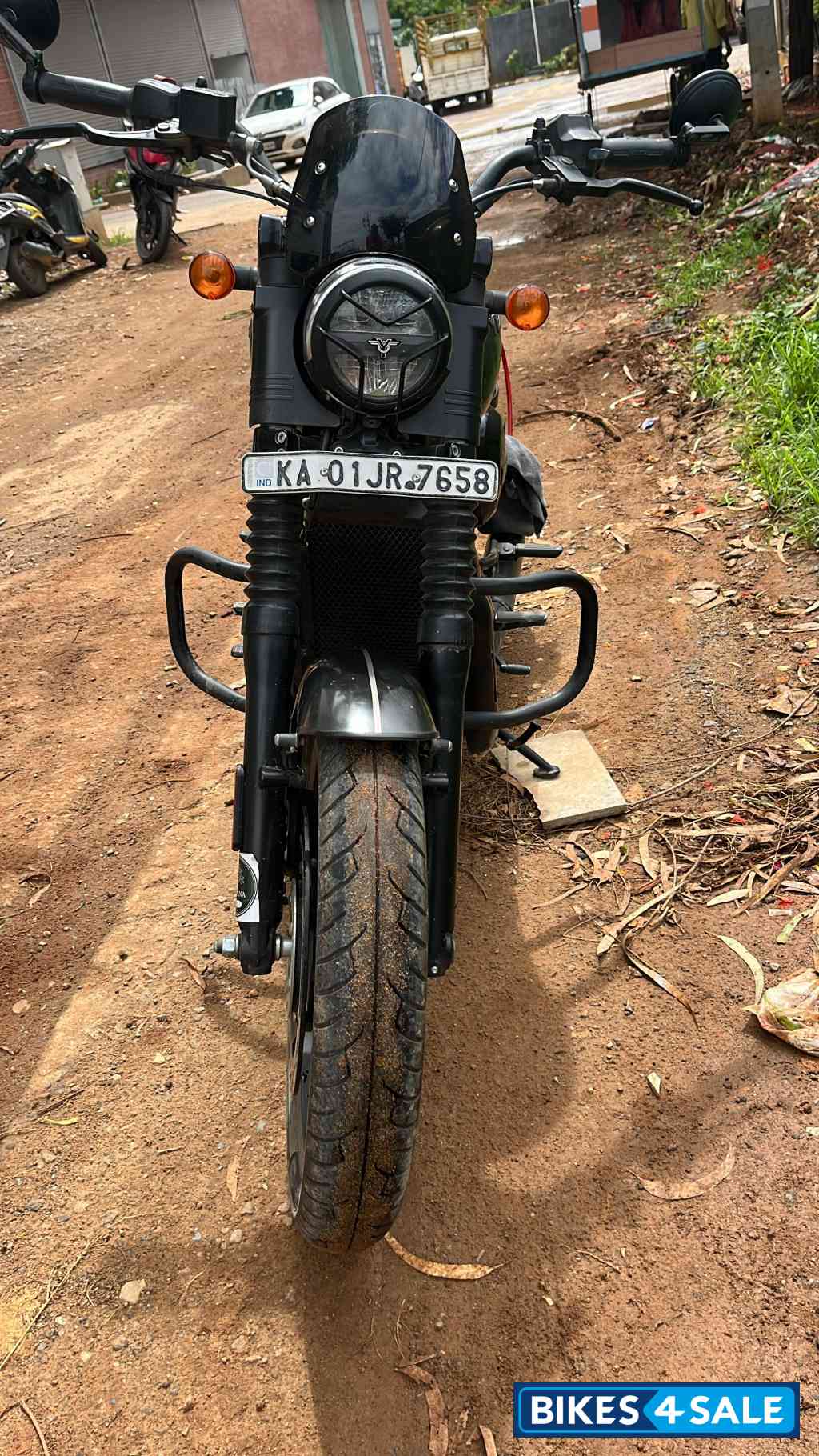 Smoke Grey Yezdi Roadster Dark