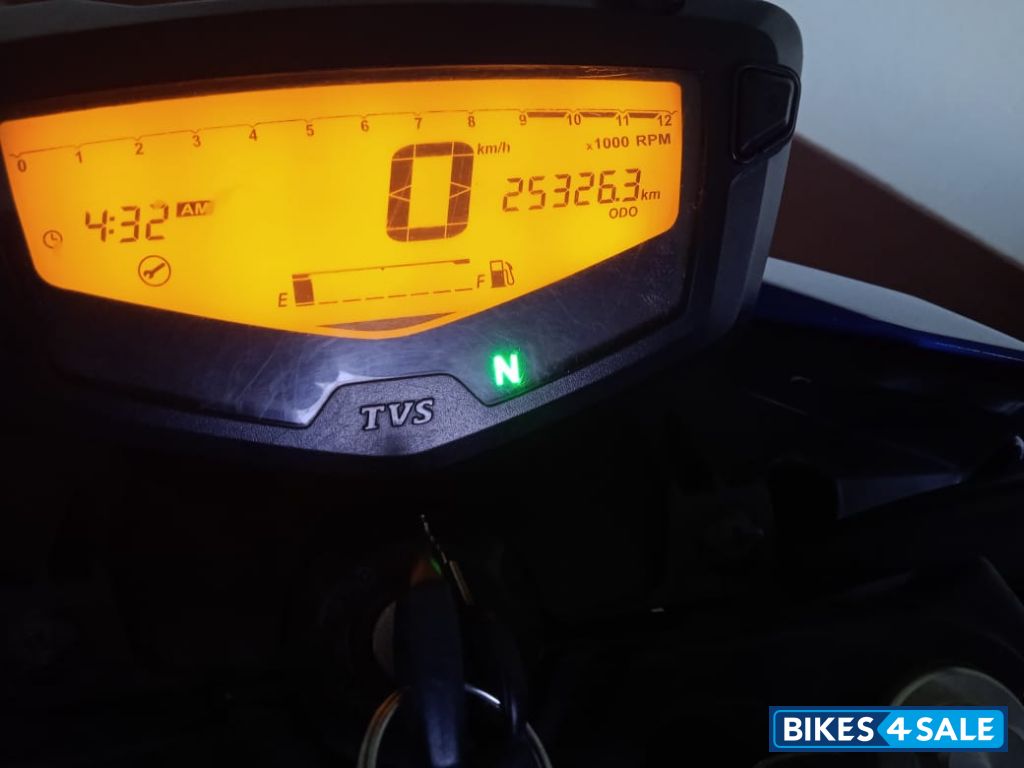 Mat Blue TVS Apache RTR 160 4V Special Edition