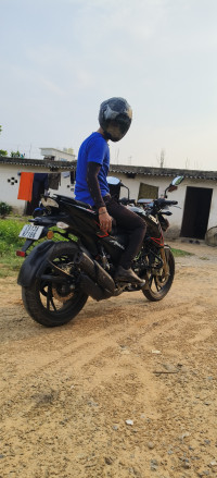 Black TVS Apache RTR 200 4V ABS Race Edition 2.0