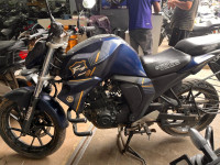 Blue Yamaha FZ-S FI V2