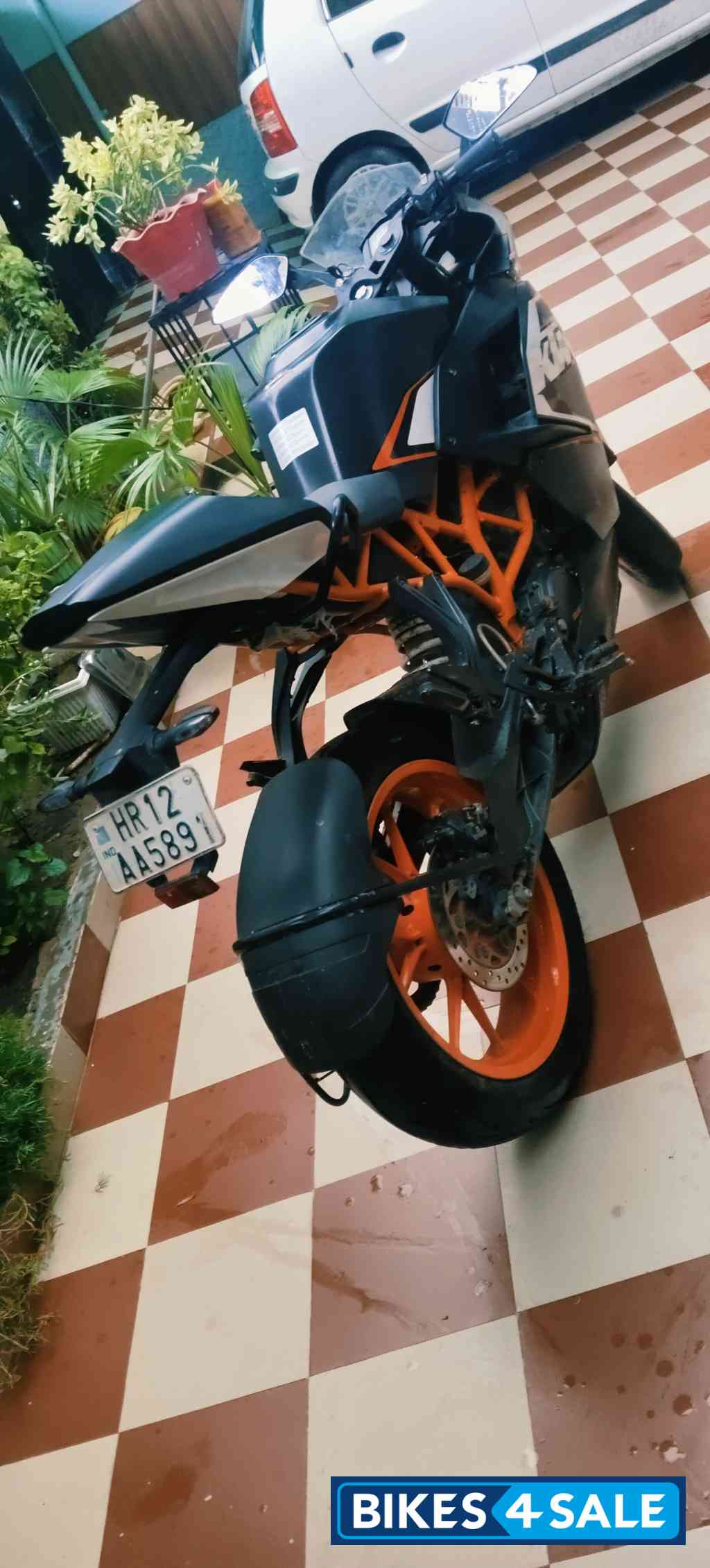 A Black KTM RC 200 A Black KTM RC 200