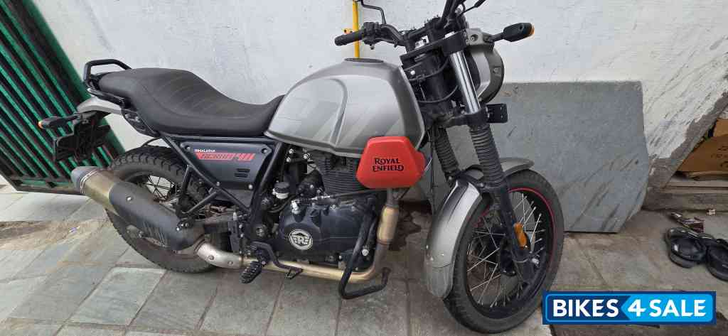 Grey Royal Enfield Scram 411