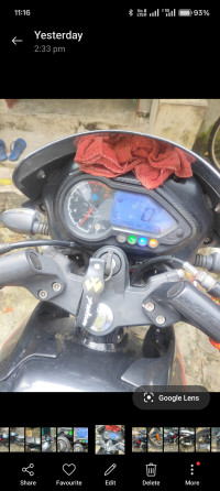 Ebony Bajaj Pulsar P150 Twin Disc Split Seat