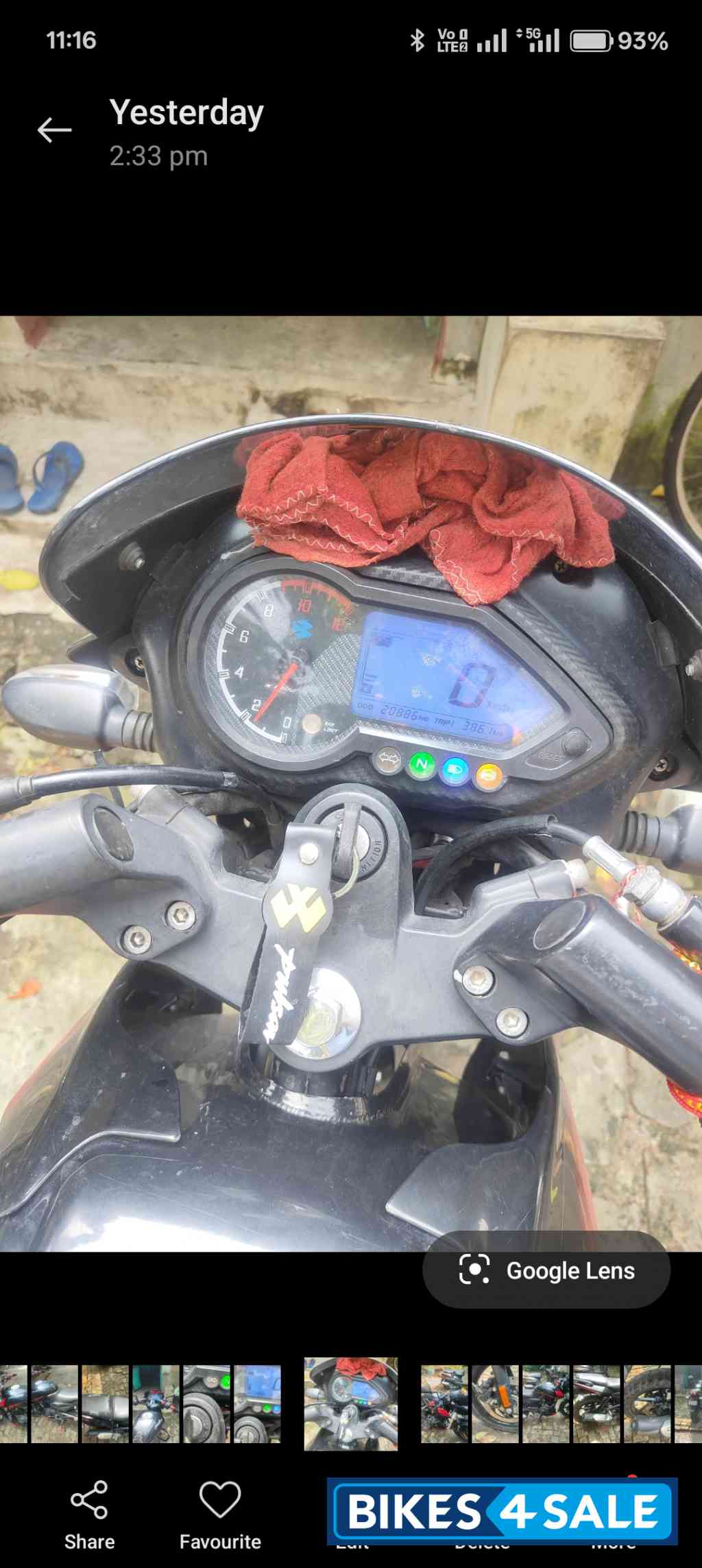 Ebony Bajaj Pulsar P150 Twin Disc Split Seat
