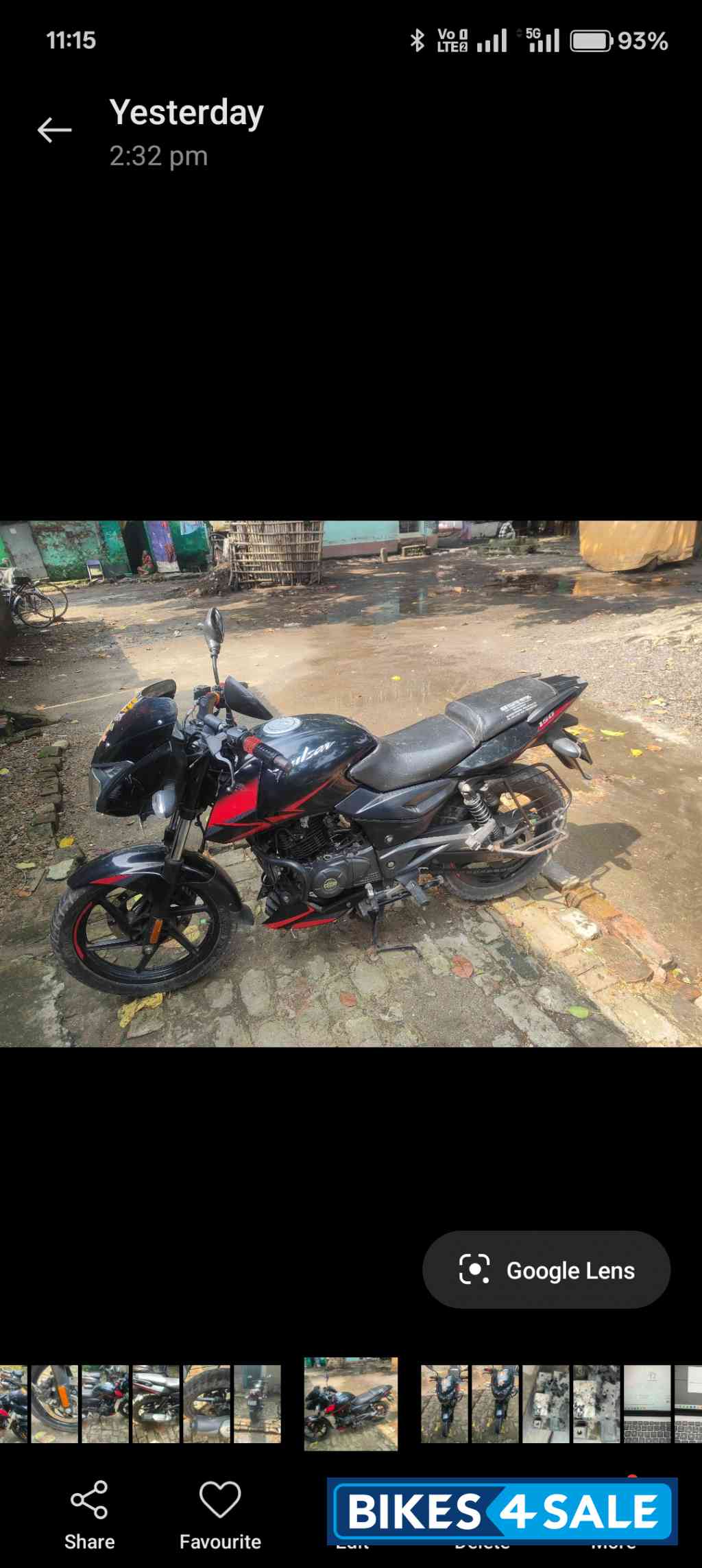 Ebony Bajaj Pulsar P150 Twin Disc Split Seat