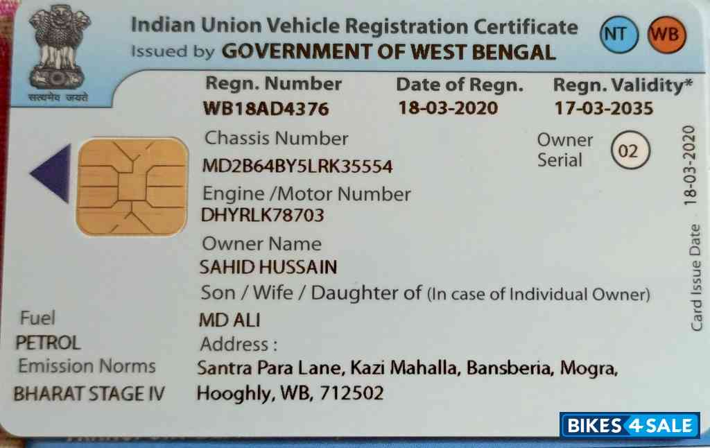 Black Bajaj Pulsar 125 Neon Disc Single Seat