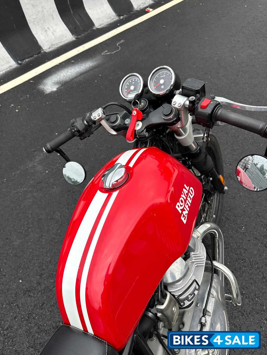 Rocker Red Royal Enfield Continental GT 650