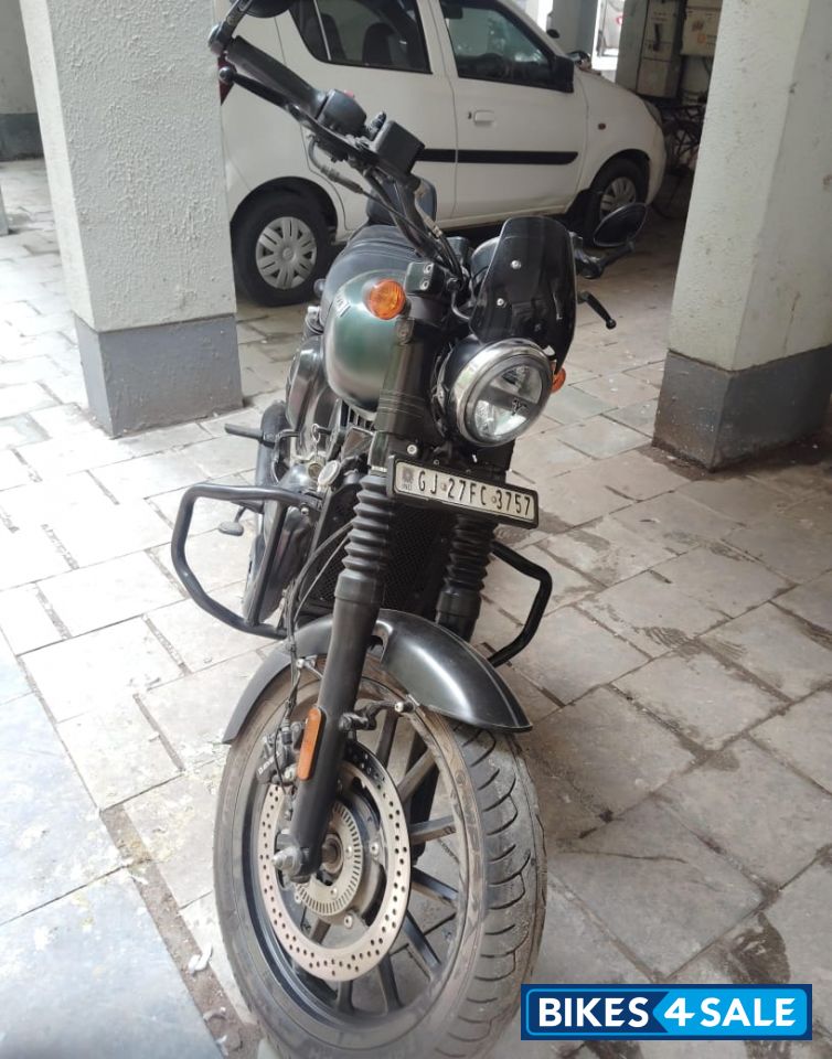 Green Yezdi Roadster Dark