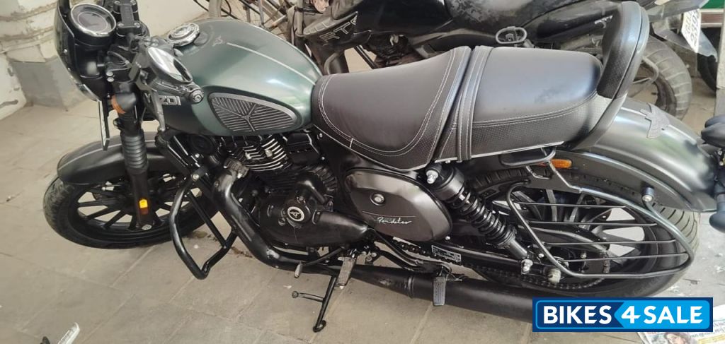 Green Yezdi Roadster Dark