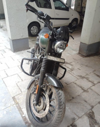 Green Yezdi Roadster Dark