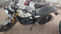 White And Grey Triumph Speed 400 2025