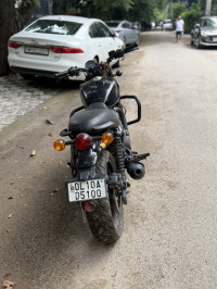 Black Royal Enfield Hunter 350 Metro