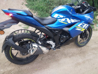 Blue Suzuki Gixxer SF BS6
