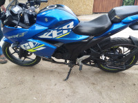 Blue Suzuki Gixxer SF BS6