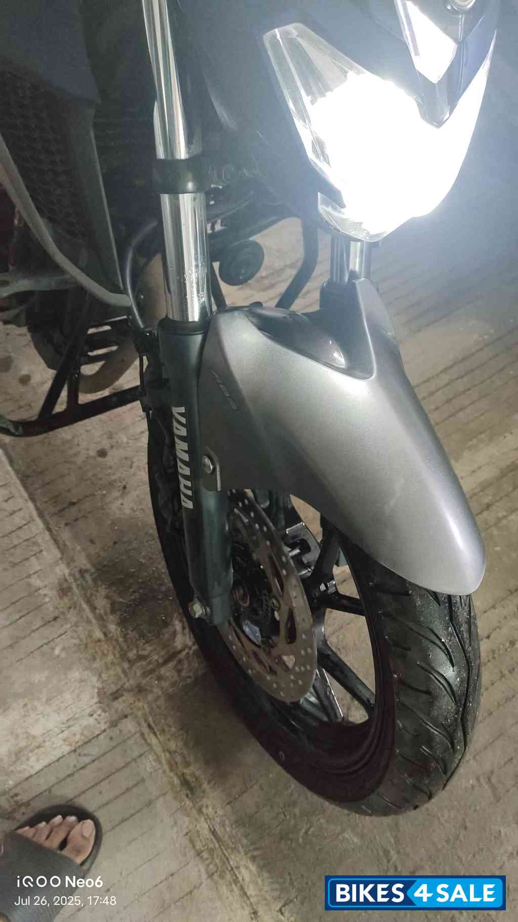 Matt Blue Yamaha FZS 25 BS6