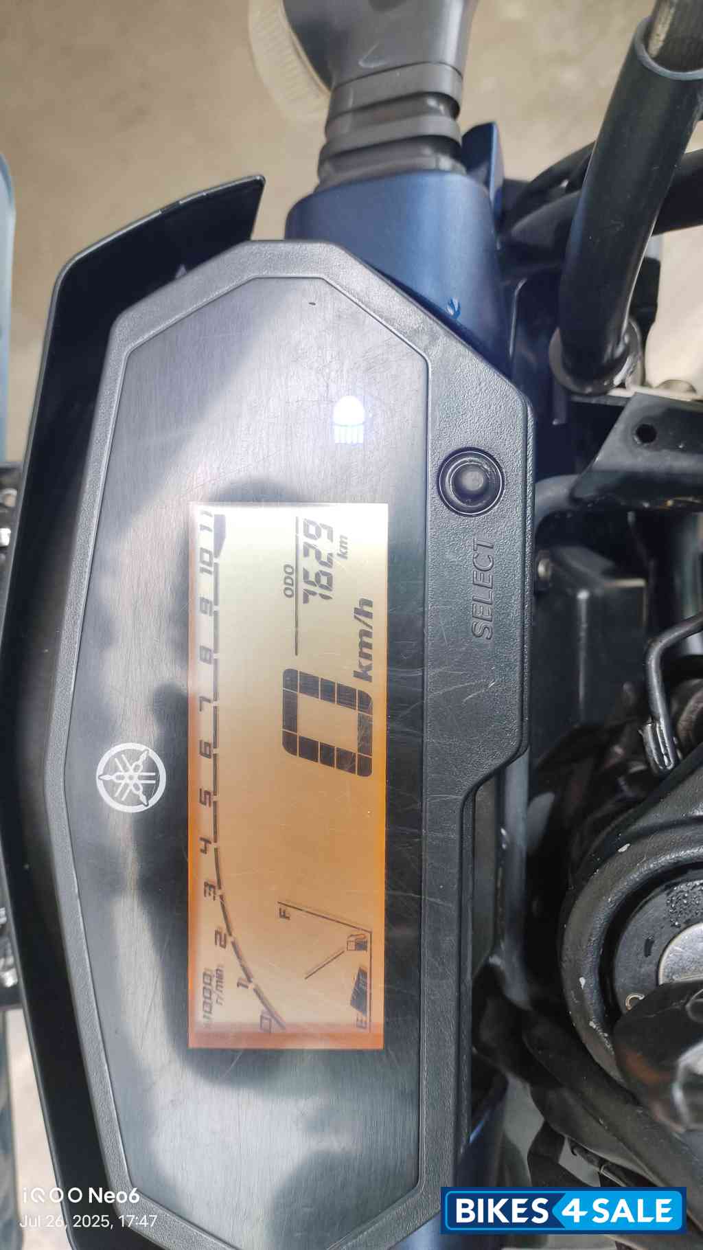 Matt Blue Yamaha FZS 25 BS6